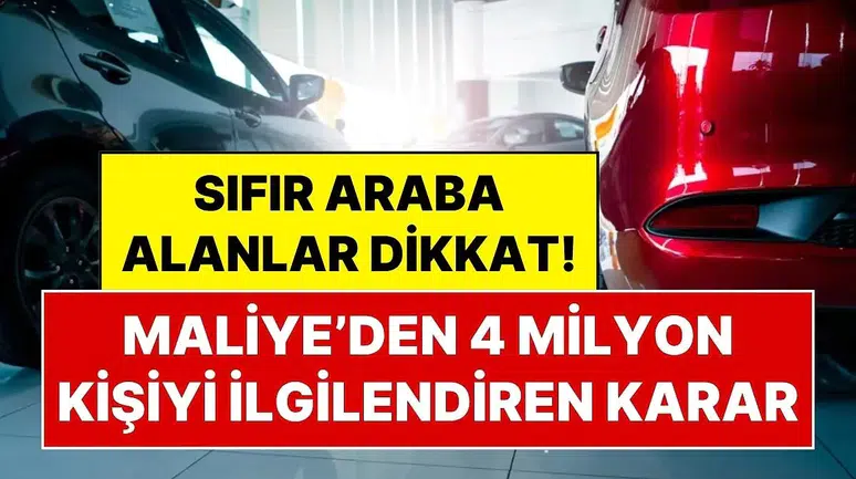Sıfır araç alımlarında vergi incelemesi süreci başladı