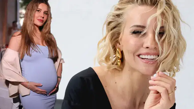 Eda Erol ilk bebeğini dünyaya getirdi