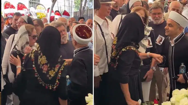 Zühal Yorgancıoğlu'nun cenaze töreninde saf tutma krizi yaşandı