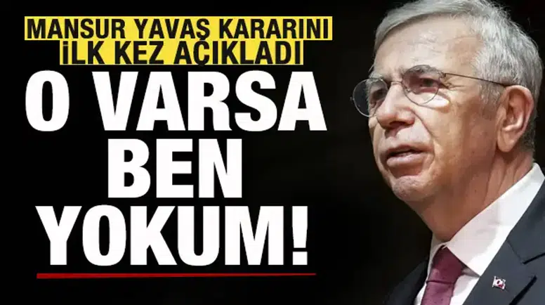 Mansur Yavaş cephesinden siyasi kulis iddialarına kesin yanıt