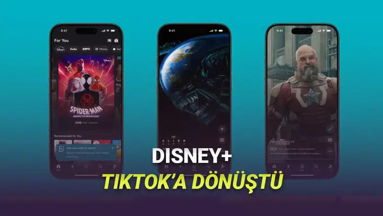 Disney+ da Tiktok Esameleri Görülüyor: Artık Kaydırarak Video Dizi ve Film Zamanı