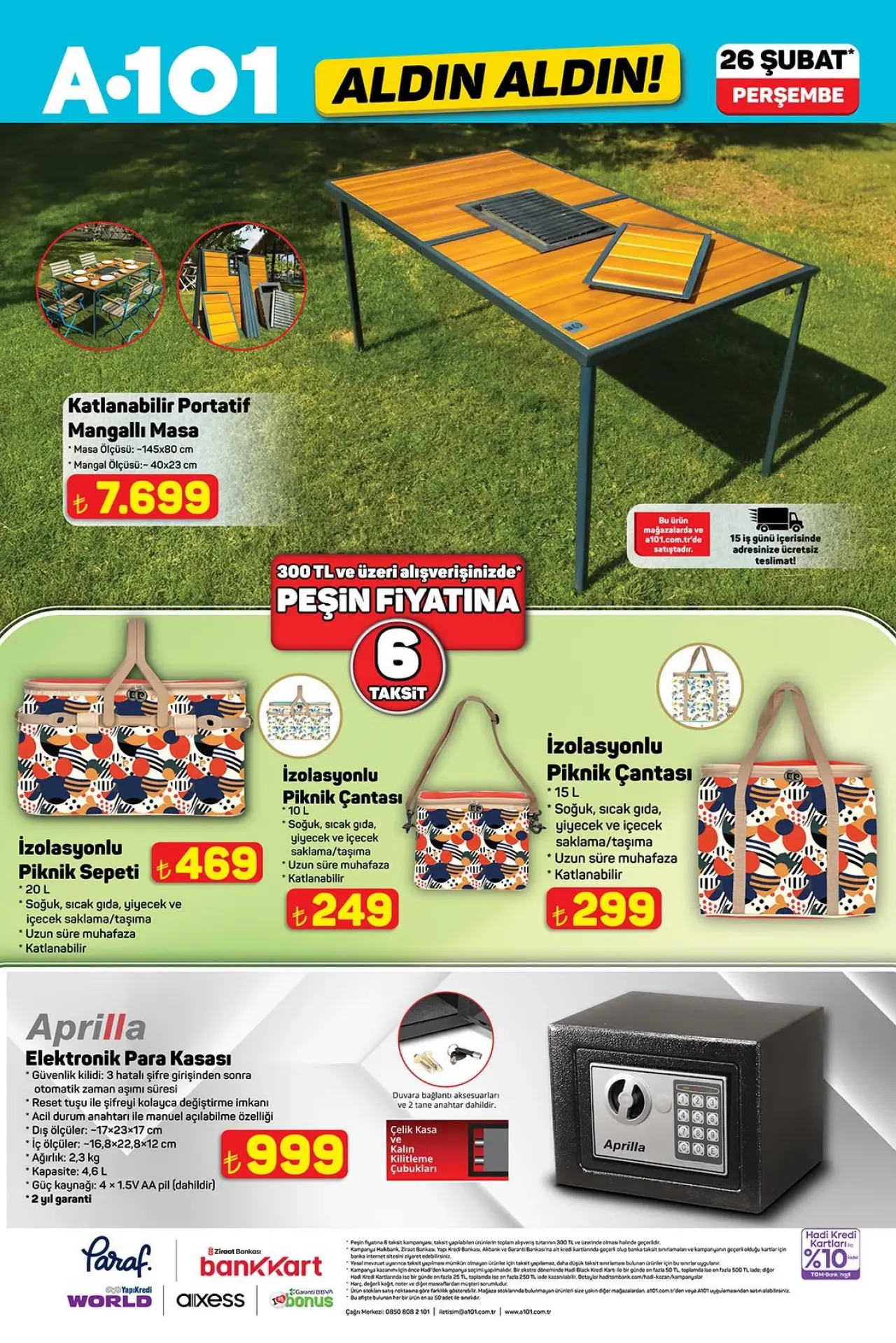 26 Şubat 2026 A101 aktüel kataloğu 1