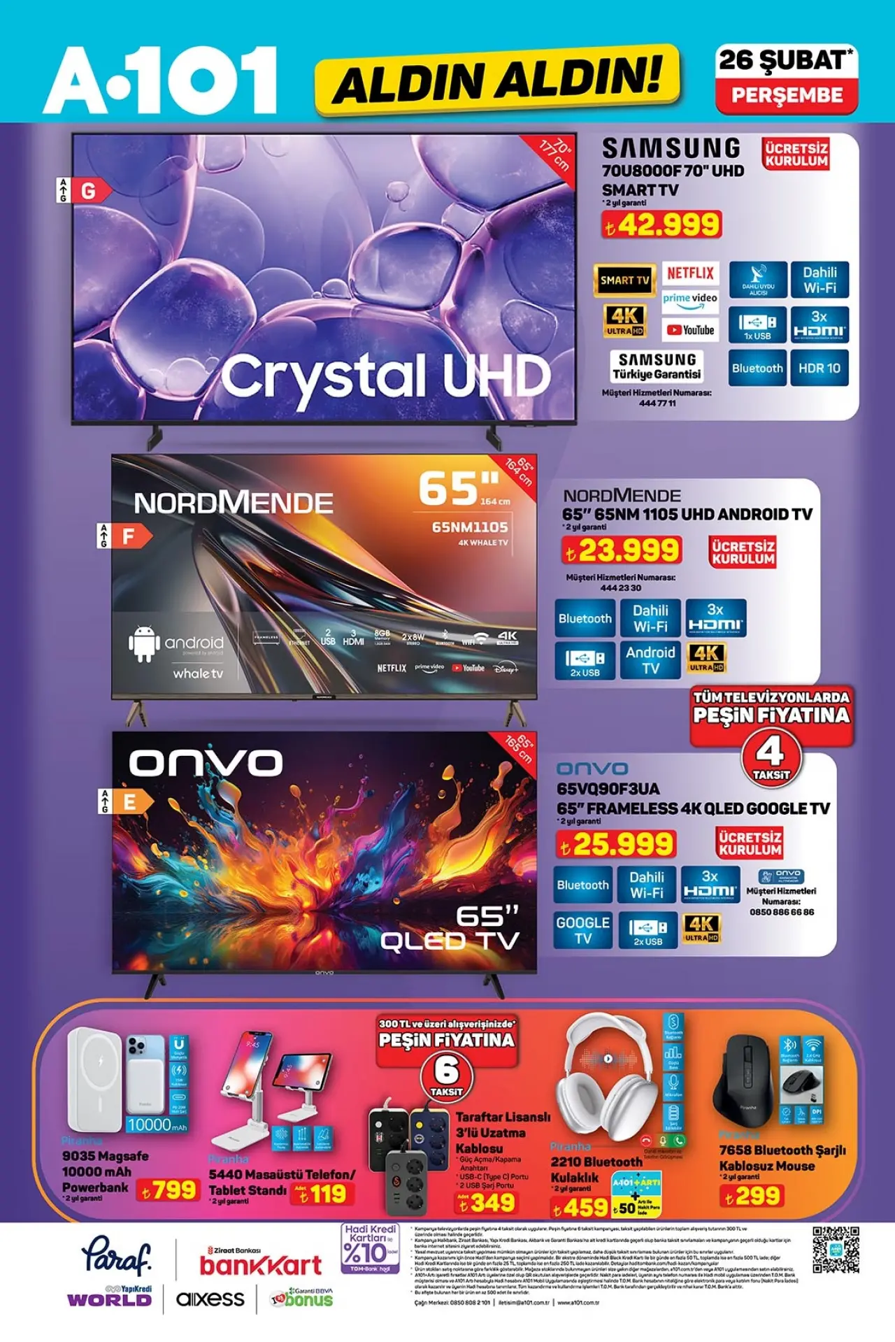 26 Şubat 2026 A101 aktüel kataloğu 5