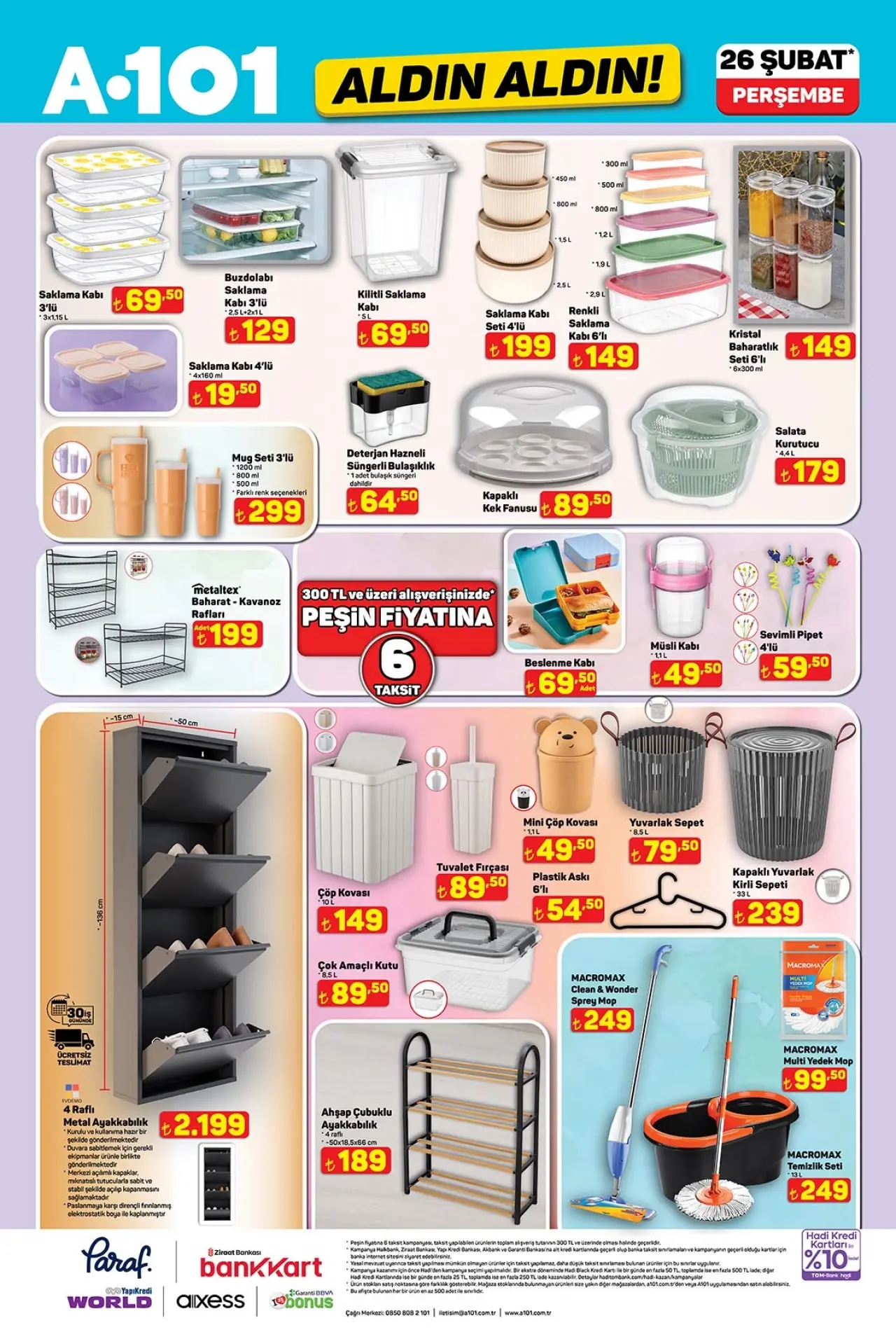 26 Şubat 2026 A101 aktüel kataloğu 9