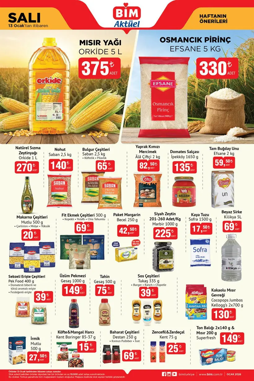 BİM 13-14-16 Ocak Aktüel Ürünler Kataloğu Yayınlandı! BİM'de Haftaya Hangi Ürünler Gelecek? - Resim : 1