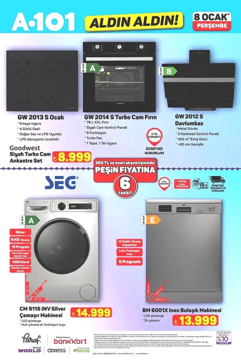 8 OCAK 2026 A101 KATALOĞU Elektronik Para Kasası, Taraftar Ürünleri, Volta Elektrikli Araç Geliyor - Resim : 3