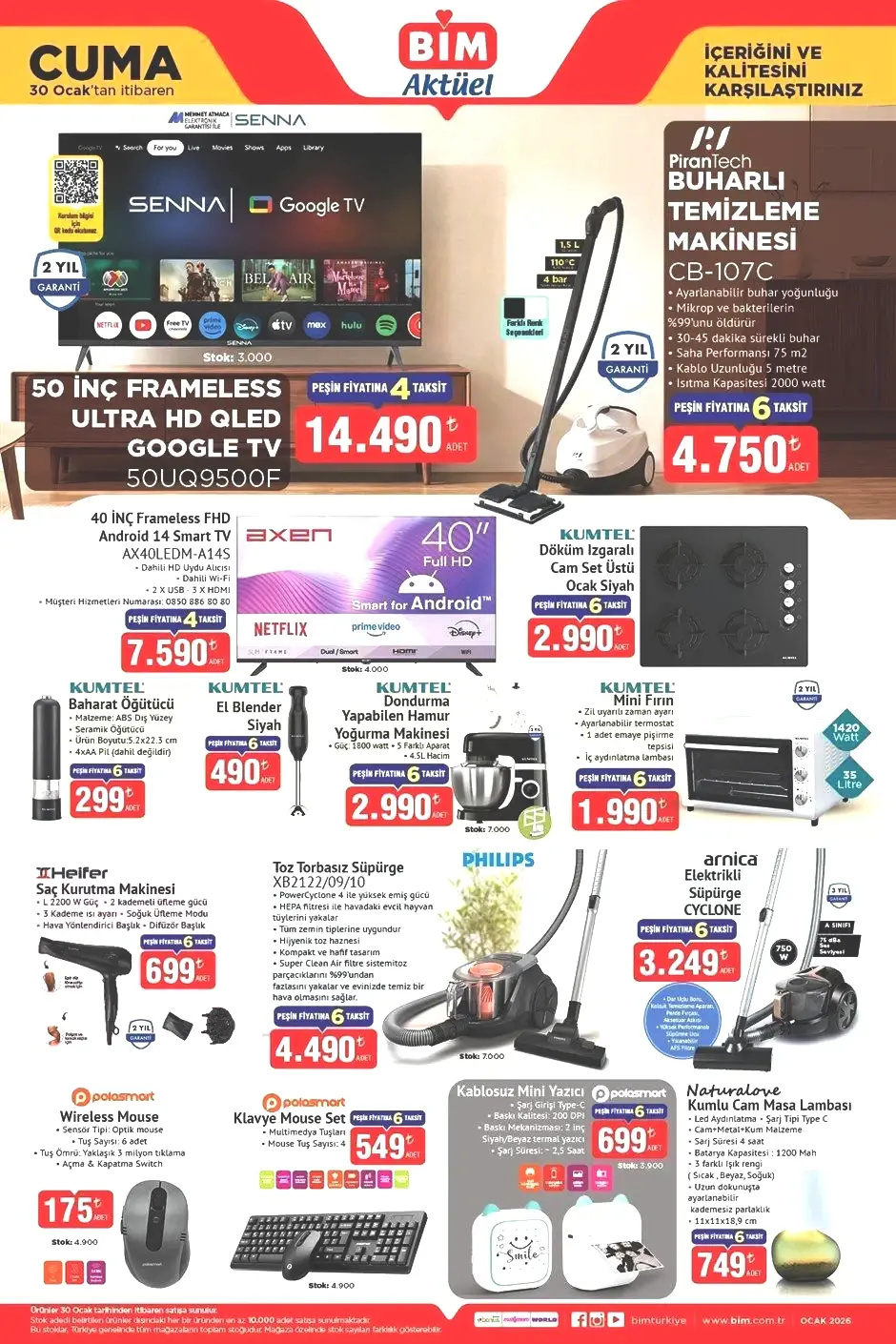 30 OCAK CUMA BİM AKTÜEL KATALOĞU 30 OCAK CUMA BİM AKTÜEL KATALOĞU