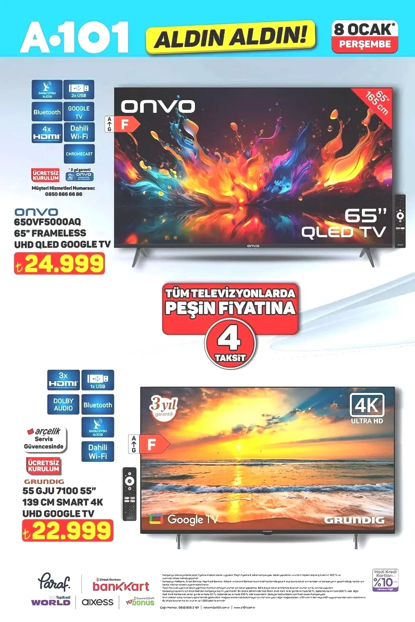 8 OCAK 2026 A101 KATALOĞU Elektronik Para Kasası, Taraftar Ürünleri, Volta Elektrikli Araç Geliyor - Resim : 4