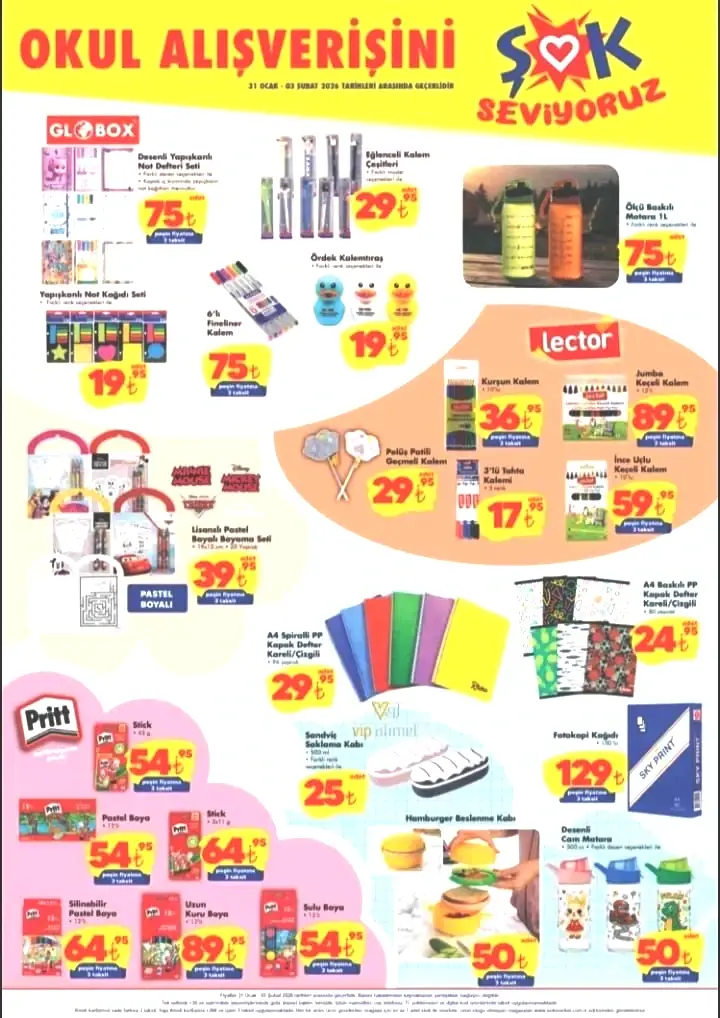 ŞOK 31 Ocak-03 Şubat 2026 aktüel ürünler kataloğu! ŞOK’a Arzum Dikey Elektrikli Süpürge geliyor! - Sayfa 3