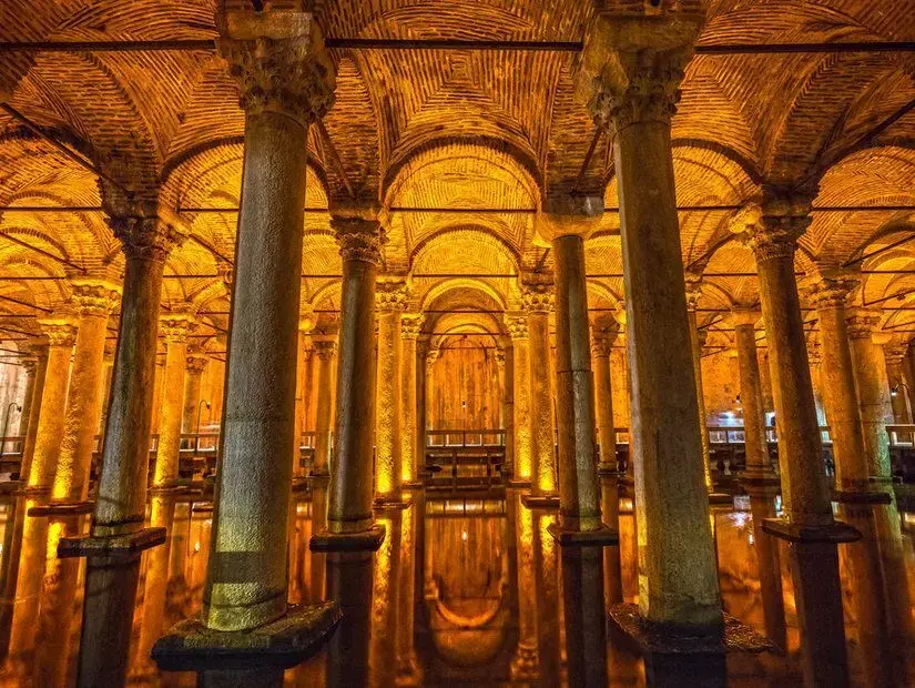 Yeraltı Sarnıcı iç mekan görünümü