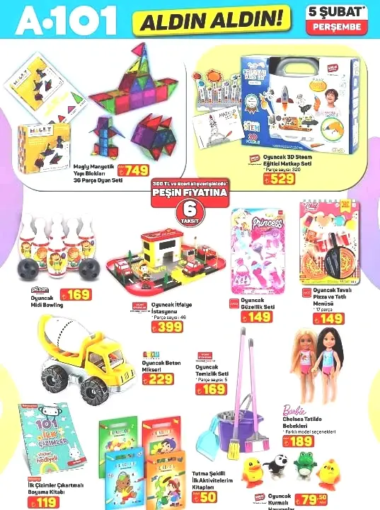 A101 ALDIN ALDIN KATALOĞU BU HAFTA İNDİRİMLERİ 5 ŞUBAT 2026 - (YENİ DETAYLI LİSTE) || A101 aktüel afişi Perşembe ürünleri neler A101 broşürü ile robot süpürge, hava nemlendirici, manyetik blok, kameralı akıllı evcil hayvan besleyici geliyor...