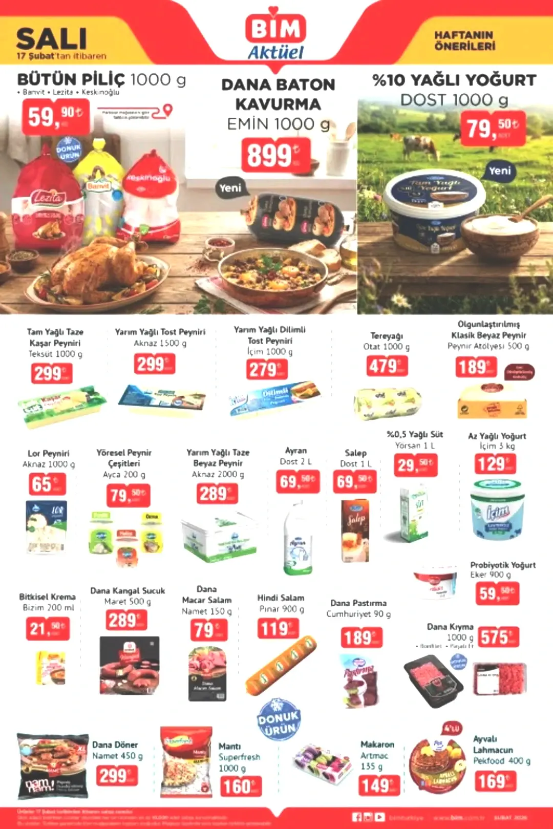 17 Şubat 2026 BİM Aktüel haftanın önerileri kataloğu yayınlandı!  3