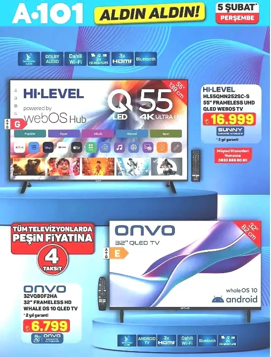 A101 İNDİRİM AFİŞİ 5 ŞUBAT 2025 - TAM LİSTE