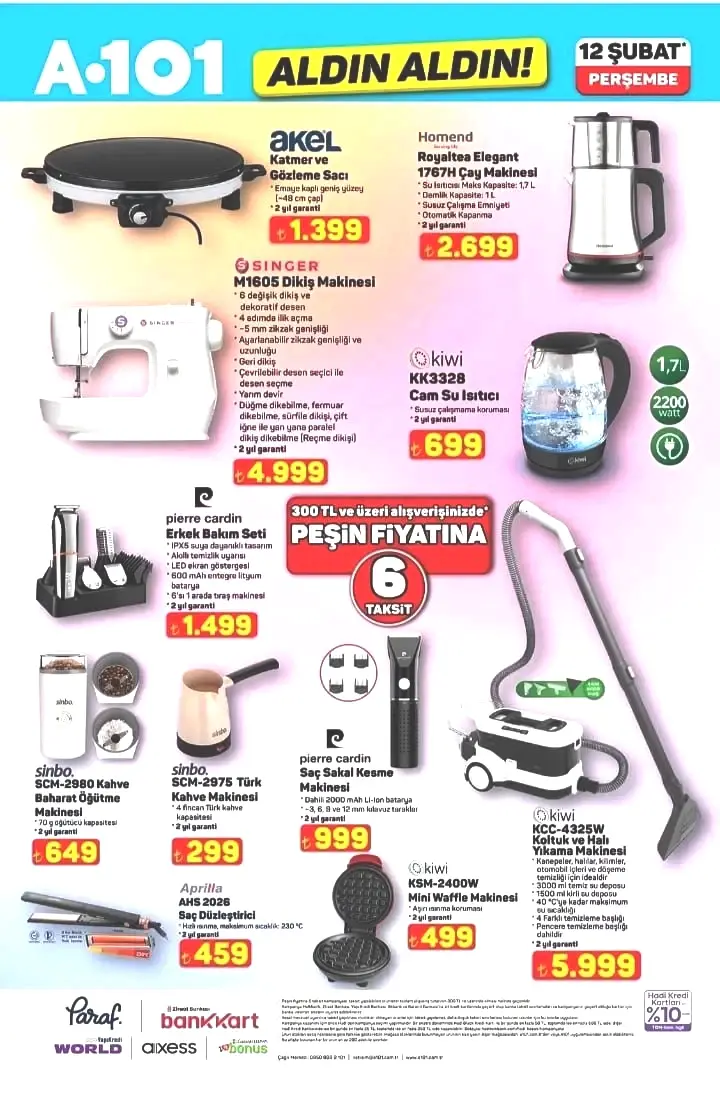 A101'e Türk Kahve Makinesi geliyor! A101 12 Şubat 2026 Perşembe aktüel ürünler kataloğu! - Sayfa 4