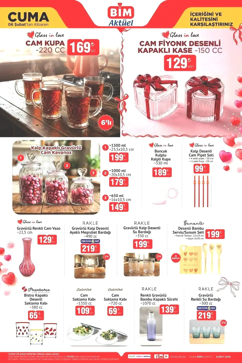 6 ŞUBAT CUMA BİM AKTÜEL KATALOĞU