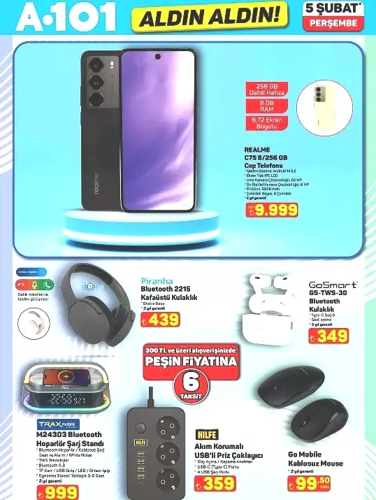 A101 ALDIN ALDIN KATALOĞU BU HAFTA 5 ŞUBAT 2026 (İNDİRİMLİ BROŞÜR) || A101 aktüel afişi Perşembe ürünleri neler A101 broşürü ile robot süpürge, hava nemlendirici, manyetik blok, kameralı akıllı evcil hayvan besleyici geliyor...