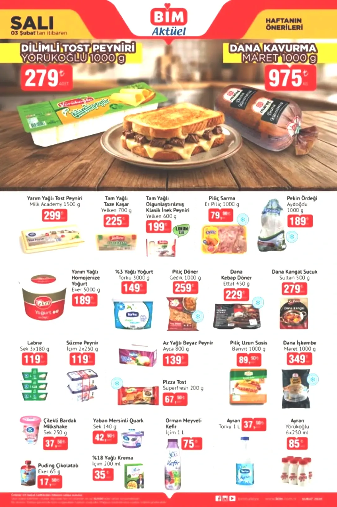 3 Şubat 2026 BİM Aktüel haftanın önerileri kataloğu yayınlandı!  1