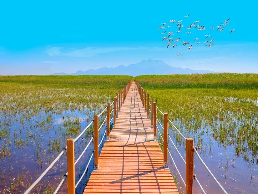 Engir Gölü yürüyüş yolu