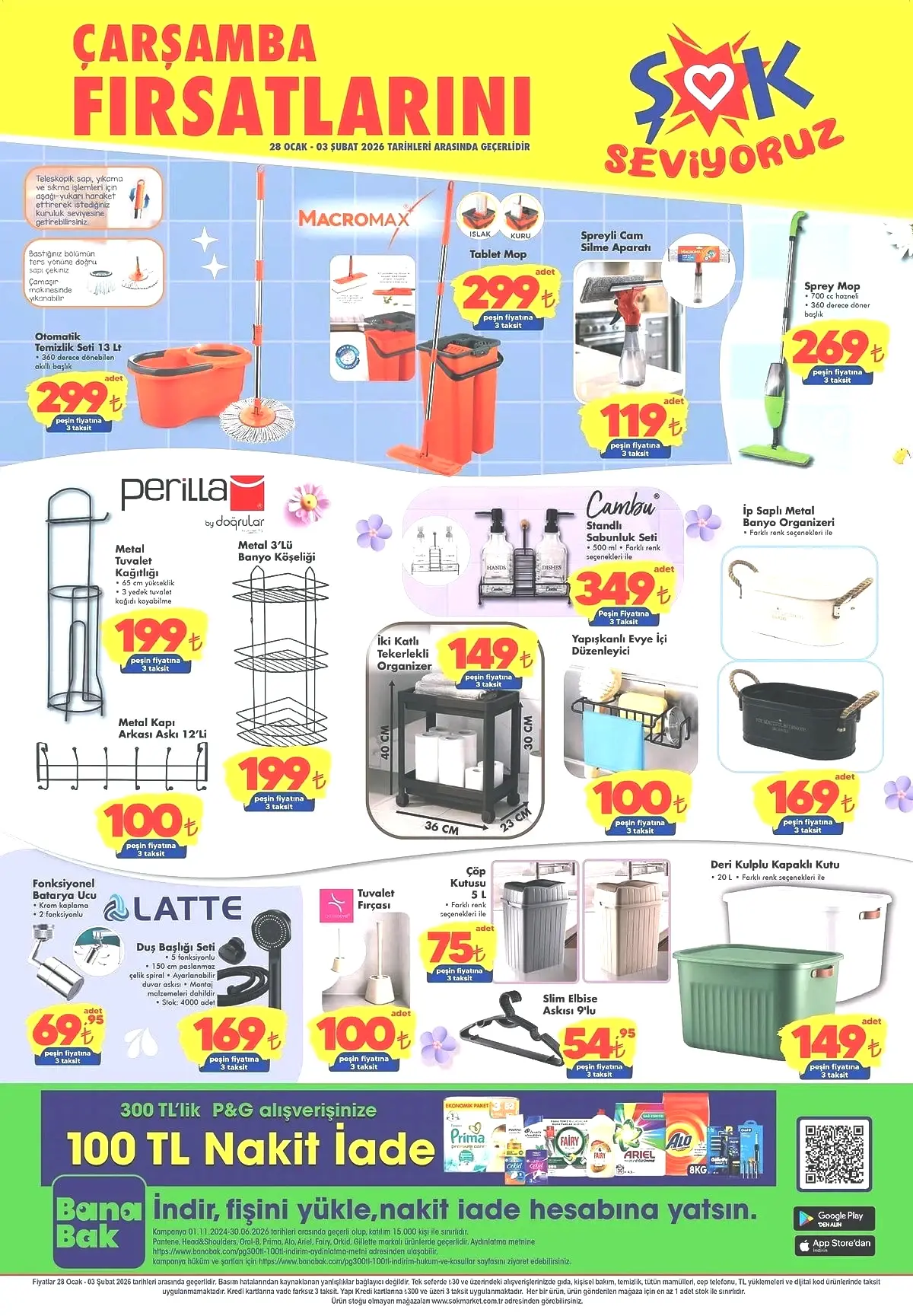 ŞOK market 28 Ocak-3 Şubat 2026 aktüel ürünler kataloğu! ŞOK’a Arzum Tea Blend Çay Makinesi geliyor! - Sayfa 4