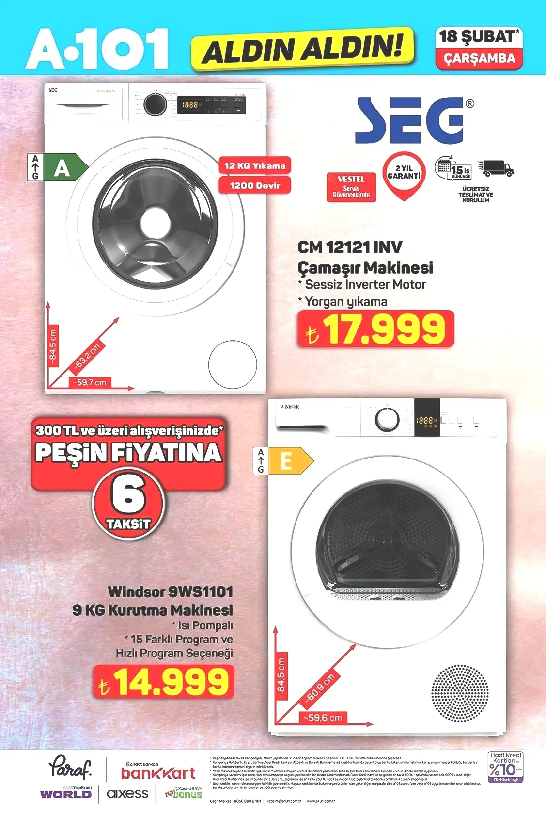 18 ŞUBAT A101 AKTÜEL KATALOGU