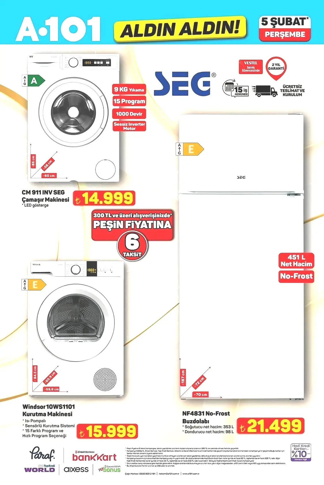 A101 ALDIN ALDIN 5 ŞUBAT PERŞEMBE AKTÜEL KATALOĞU