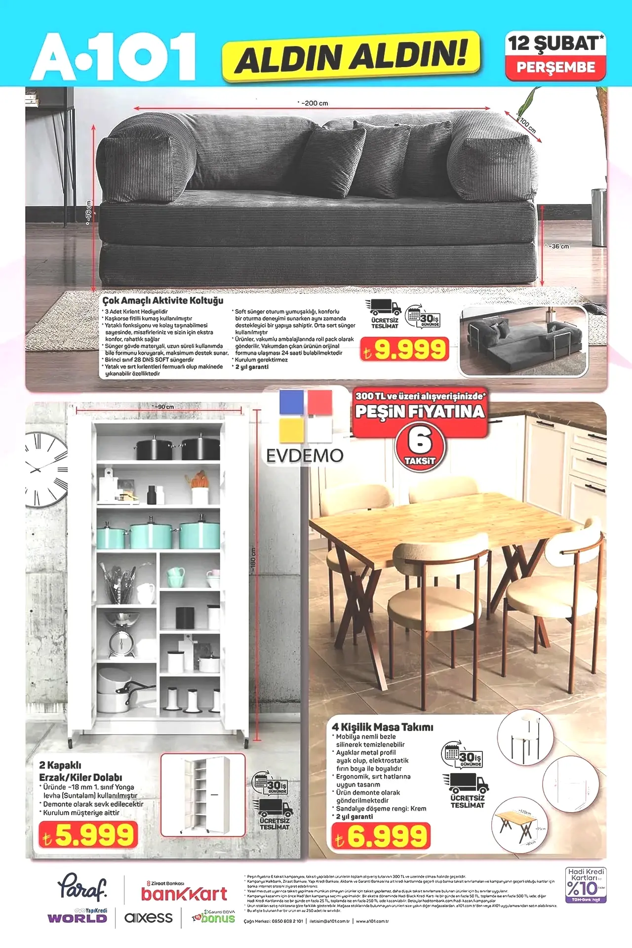 A101 aktüel ürünler 12 Şubat Ramazan özel kataloğu! Bu hafta A101'e gözleme sacı, kablosuz etiket yazıcı ve akıllı led ekran geliyor