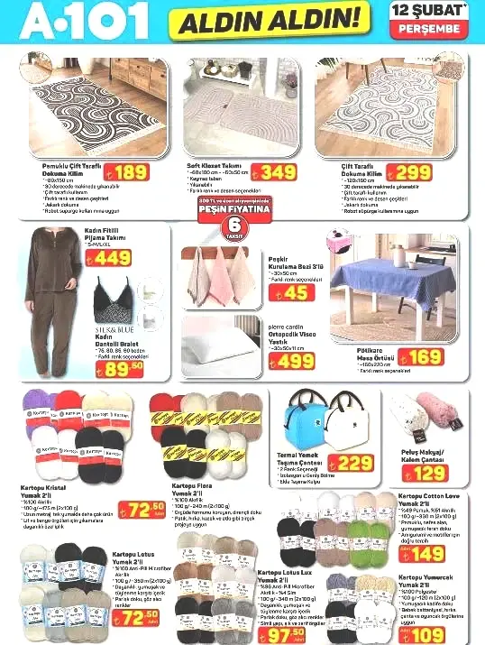 A101 Aldın Aldın 12 Şubat 2026 Kataloğu
