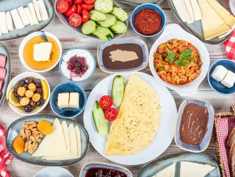 örnek kahvaltı sofrası