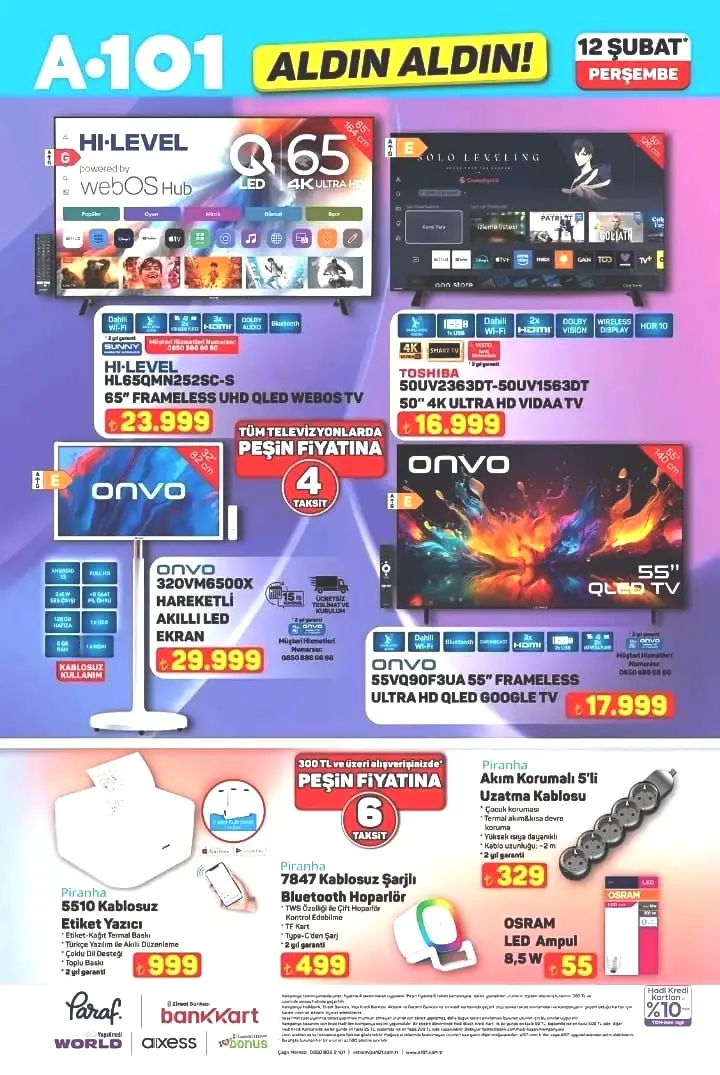 A101'e Türk Kahve Makinesi geliyor! A101 12 Şubat 2026 Perşembe aktüel ürünler kataloğu! - Sayfa 2