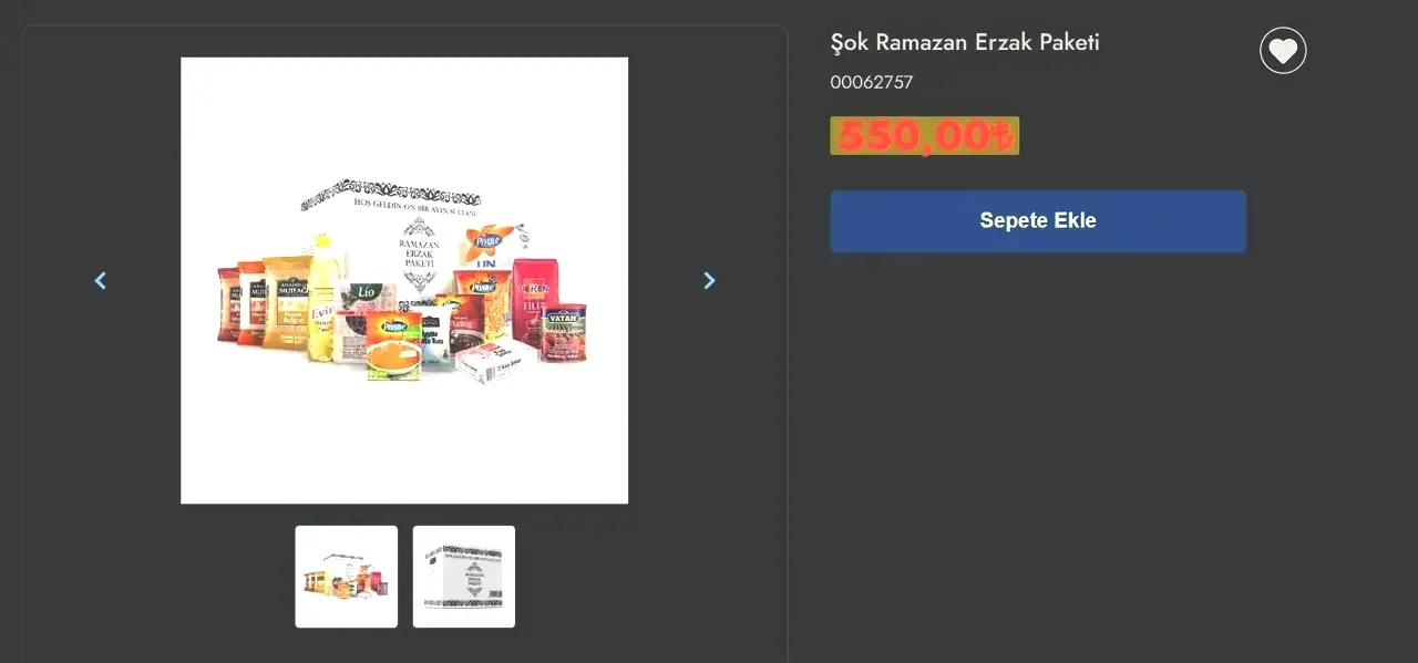 Ramazan kolisi 2026 fiyatları! BİM, A101, ŞOK, Migros Ramazan kolisi fiyatı ne kadar?