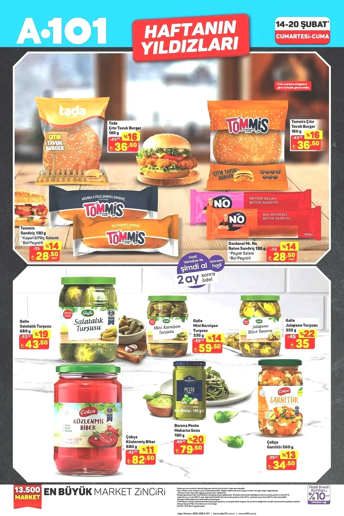 14-20 ŞUBAT A101 HAFTANIN YILDIZLARI AKTÜEL KATALOĞU