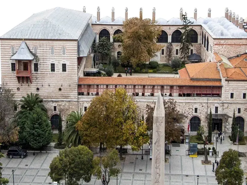 Türk İslam Eserleri Müzesi havadan görünümü