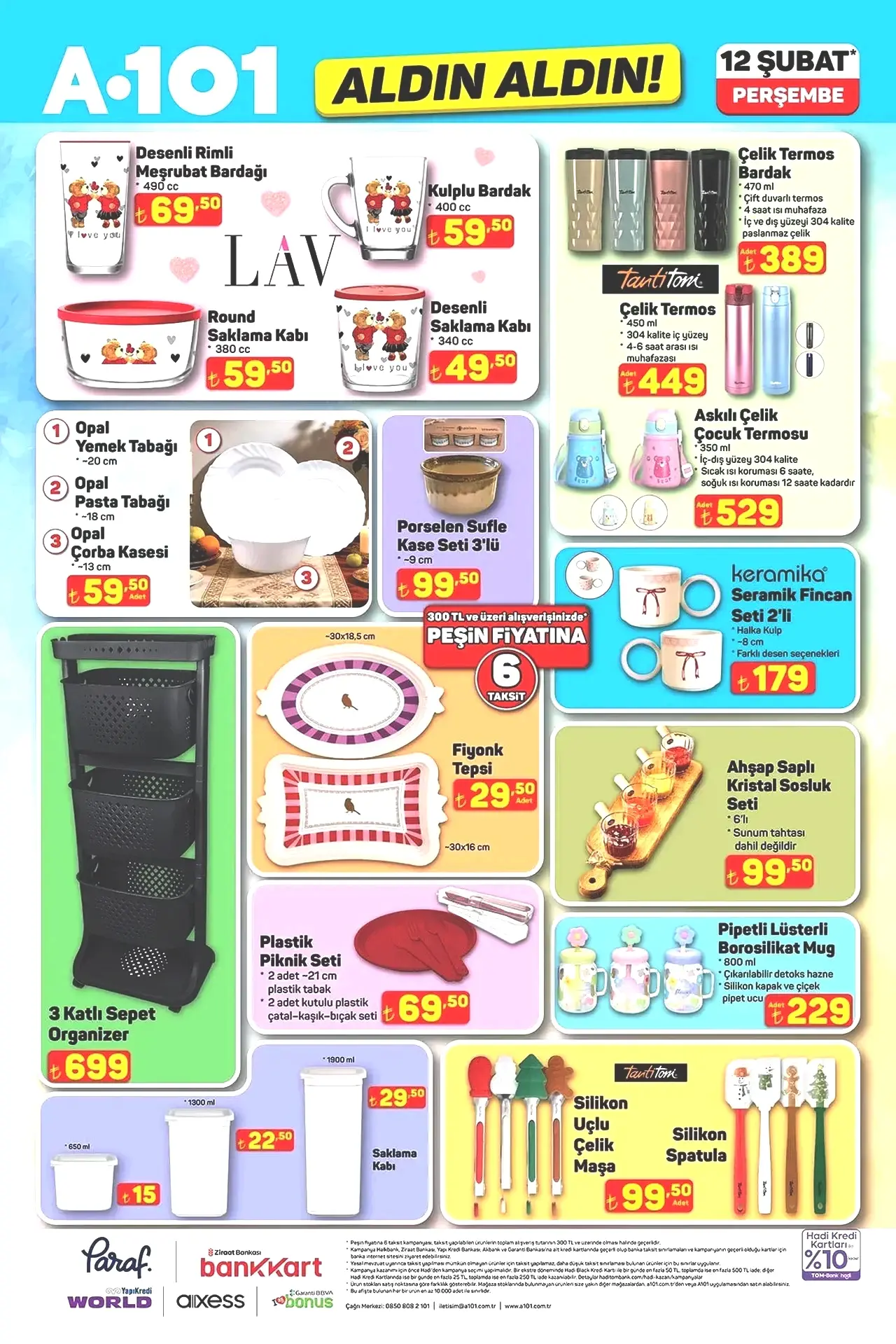A101 aktüel ürünler 12 Şubat Ramazan özel kataloğu! Bu hafta A101'e gözleme sacı, kablosuz etiket yazıcı ve akıllı led ekran geliyor