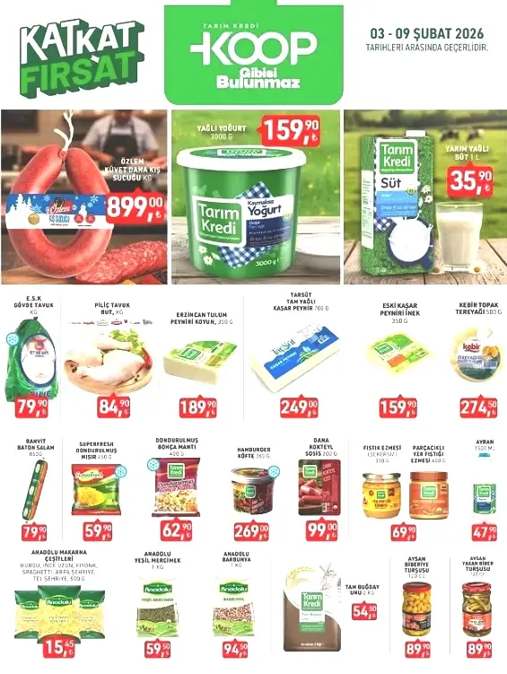 TARIM KOOPERATİFİ 3-9 ŞUBAT KATALOĞU