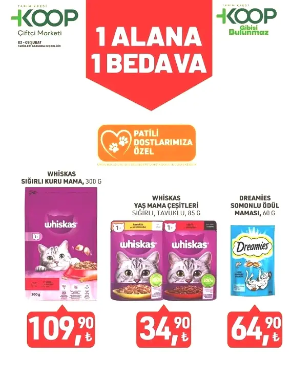 Patili dostlara özel