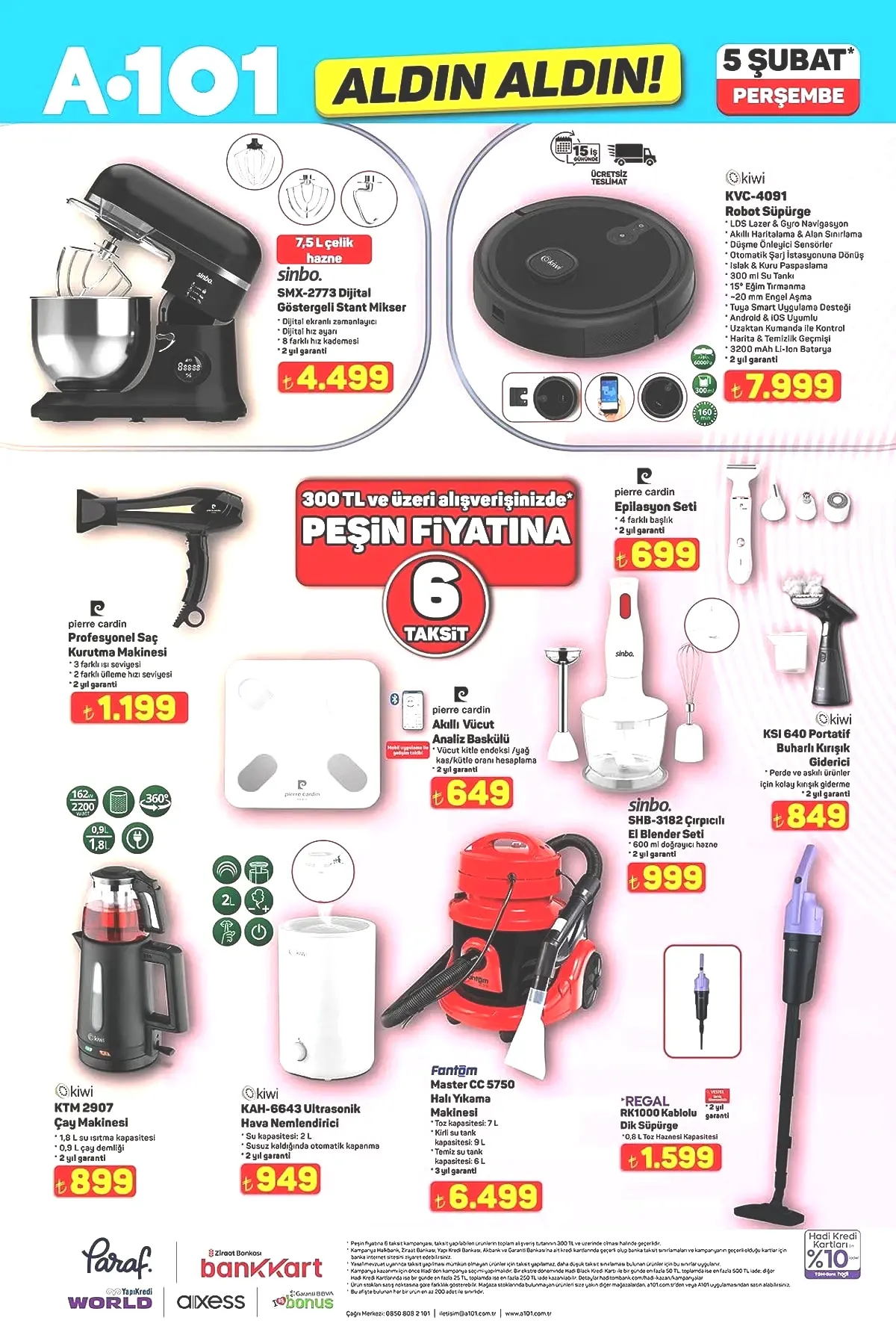 A101'e Çamaşır Kurutma Makinesi geliyor! A101 05 Şubat 2026 Perşembe aktüel ürünler kataloğu! - Sayfa 5