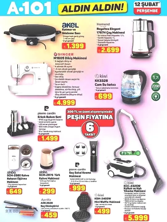 A101 Aldın Aldın 12 Şubat 2026 Kataloğu