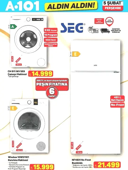 A101 ALDIN ALDIN KATALOĞU BU HAFTA 5 ŞUBAT 2026 (İNDİRİMLİ BROŞÜR) || A101 aktüel afişi Perşembe ürünleri neler A101 broşürü ile robot süpürge, hava nemlendirici, manyetik blok, kameralı akıllı evcil hayvan besleyici geliyor...