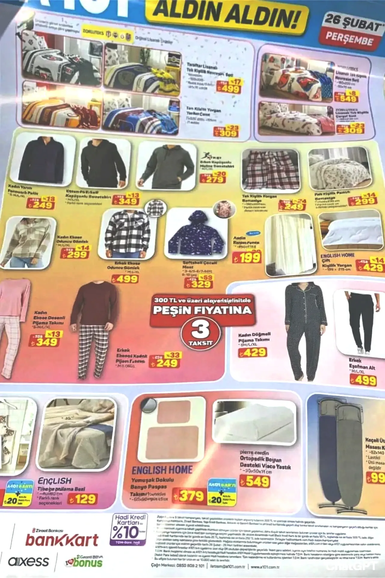 A101 aktüel ürünlerin 18-26 Şubat katalogu! A101'de hava temizleyici ile Galatasaray, Fenerbahçe, Beşiktaş ve Trabzonspor nevresim seti satışta