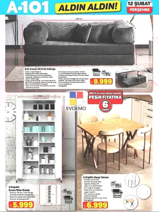 A101 Aldın Aldın 12 Şubat 2026 Kataloğu