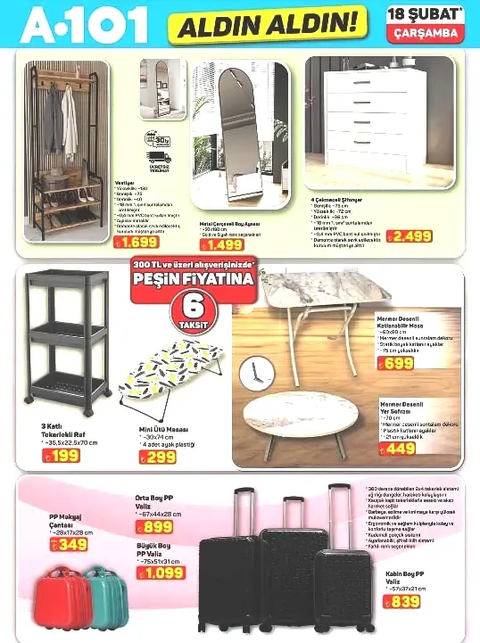 A101 AKTÜEL ÜRÜNLER AFİŞİ 18 ŞUBAT 2026 (YENİ LİSTE TAMAMI) A101 AKTÜEL ÜRÜNLER AFİŞİ 18 ŞUBAT 2026 (YENİ LİSTE TAMAMI)