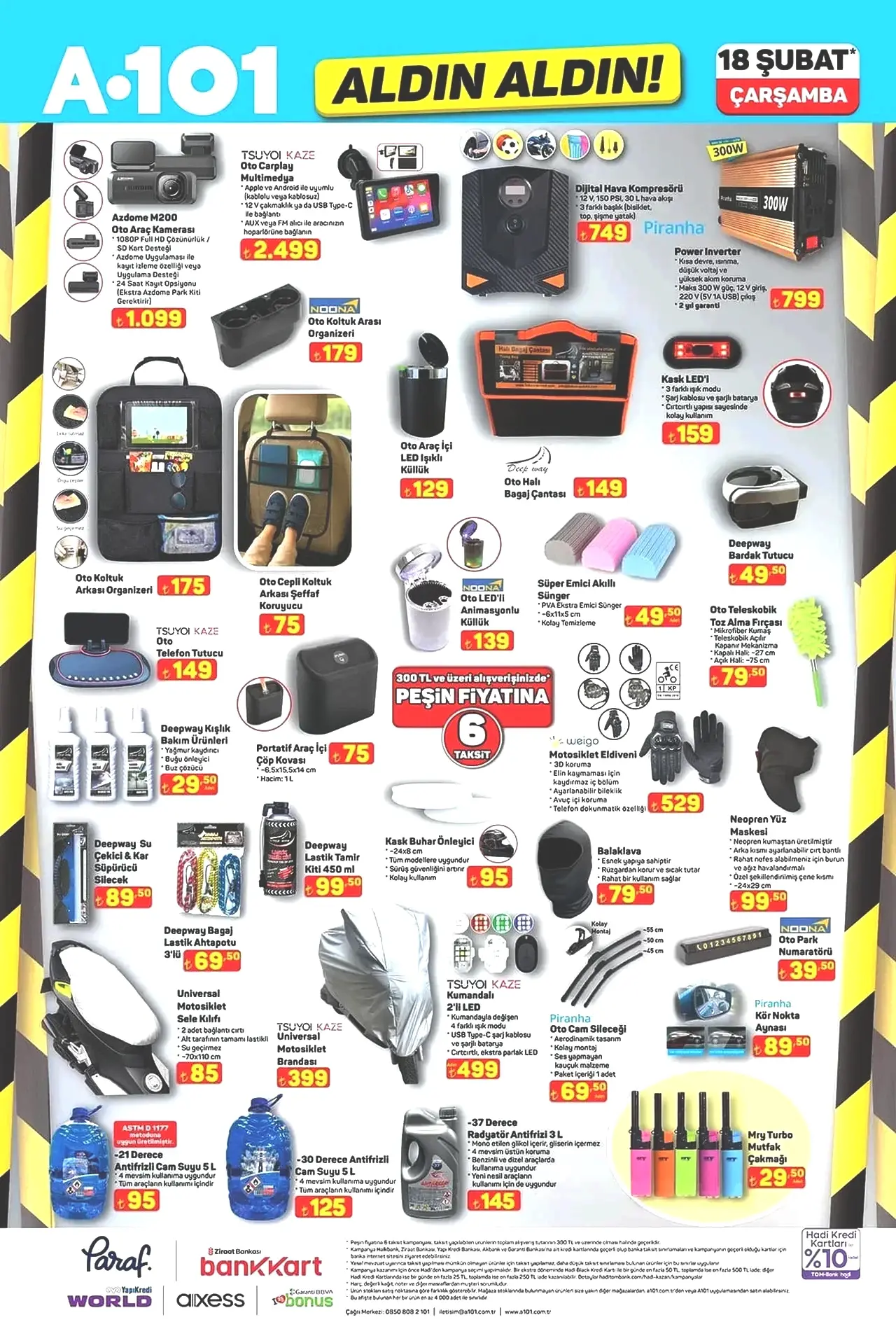A101 aktüel ürünlerin 18-26 Şubat katalogu! A101'de hava temizleyici ile Galatasaray, Fenerbahçe, Beşiktaş ve Trabzonspor nevresim seti satışta