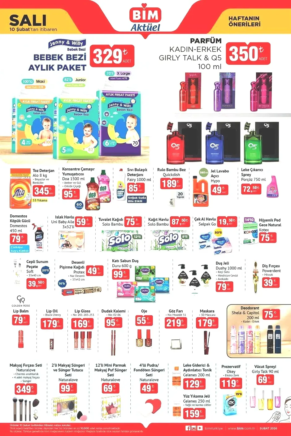 10 ŞUBAT SALI BİM AKTÜEL KATALOĞU