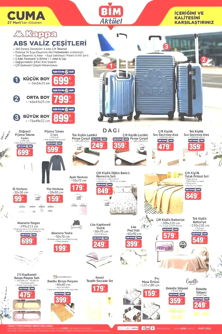 BİM Cuma İndirim Kataloğunu Yayımladı! İşte BİM 27 Mart 2026 BİM Aktüel Kataloğu... resim: 3