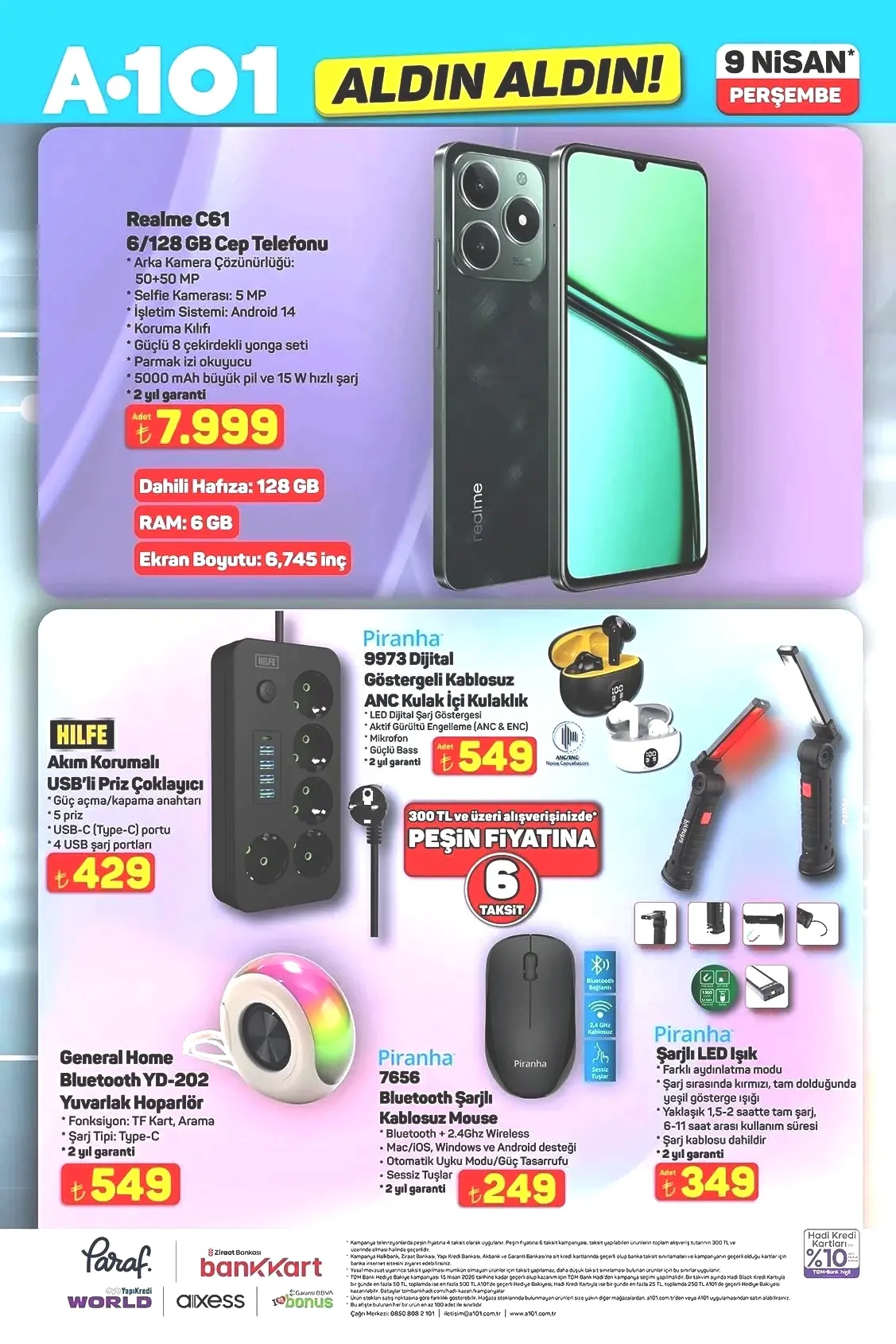 9 NİSAN A101 ALDIN ALDIN AKTÜEL KATALOĞU 9 NİSAN A101 ALDIN ALDIN AKTÜEL KATALOĞU