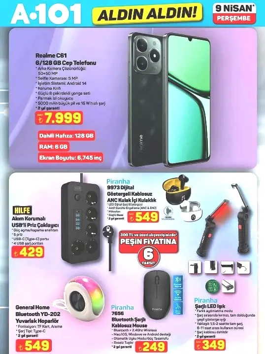 YENİ HAFTA A101 ALDIN ALDIN AFİŞİ 9 NİSAN 2026 || A101 aktüel indirim kataloğu bu Perşembe neler sunuyor A101 broşürü ile ankastre set, şarjlı el süpürgesi, havuz temizleme makinesi, şarjlı LED ışık, bebek kamerası, ana kucağı getiriyor...