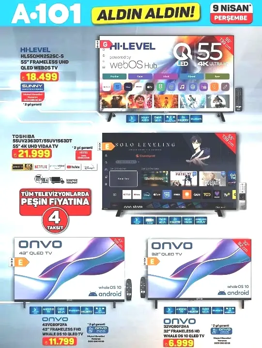 A101 AKTÜEL AFİŞİ 9 NİSAN 2026 FİYAT LİSTESİ TAMAMI