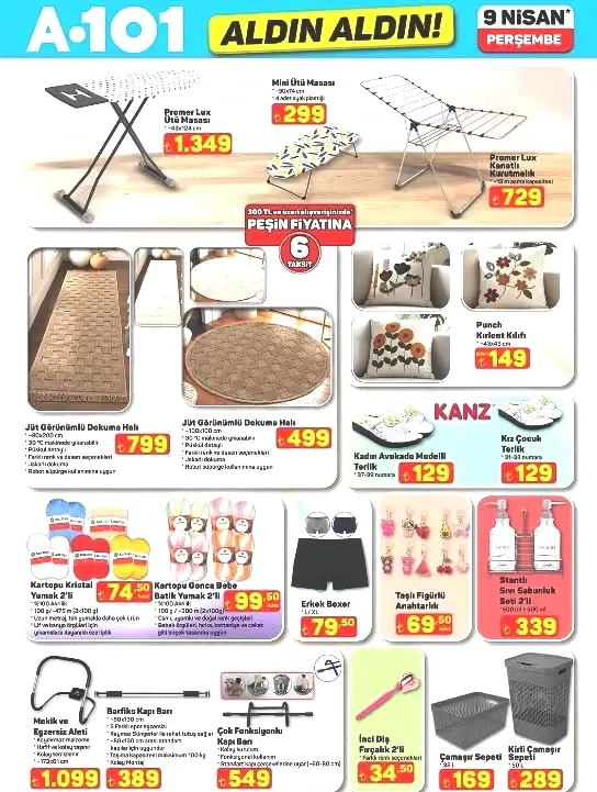 YENİ HAFTA A101 ALDIN ALDIN AFİŞİ 9 NİSAN 2026 || A101 aktüel indirim kataloğu bu Perşembe neler sunuyor A101 broşürü ile ankastre set, şarjlı el süpürgesi, havuz temizleme makinesi, şarjlı LED ışık, bebek kamerası, ana kucağı getiriyor...