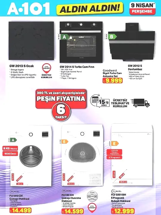 YENİ HAFTA A101 ALDIN ALDIN AFİŞİ 9 NİSAN 2026 || A101 aktüel indirim kataloğu bu Perşembe neler sunuyor A101 broşürü ile ankastre set, şarjlı el süpürgesi, havuz temizleme makinesi, şarjlı LED ışık, bebek kamerası, ana kucağı getiriyor...