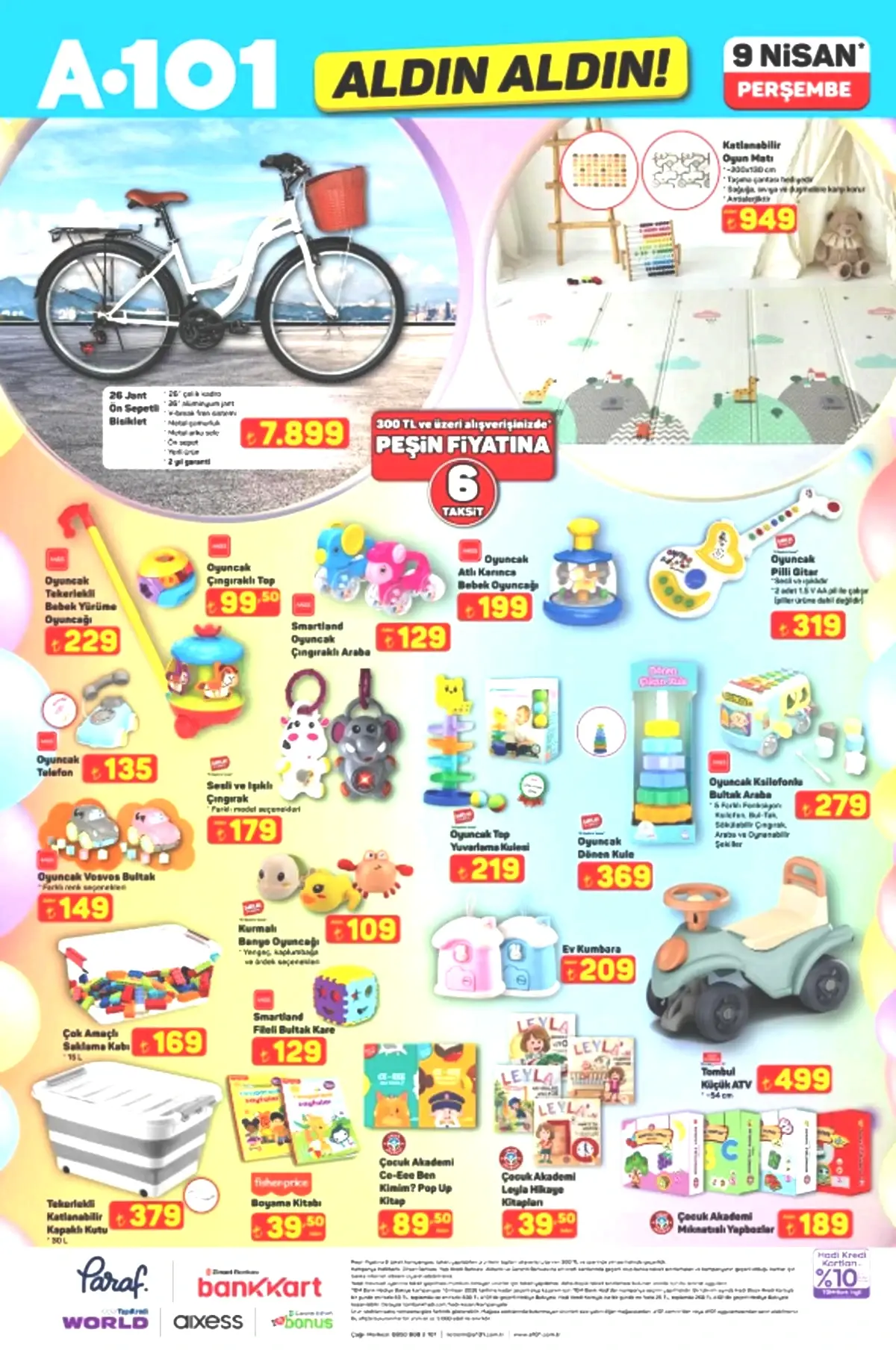 A101'e katlanabilir elektrikli bisiklet geliyor! 9 Nisan 2026 A101 katalog yayınlandı! 14